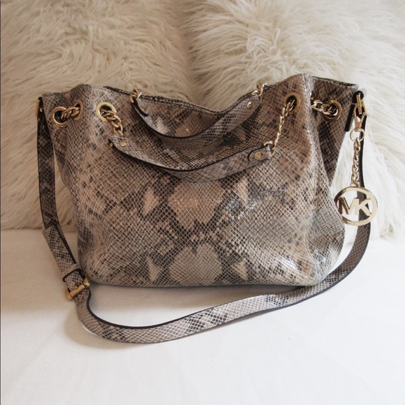Michael Kors Handbags - Michael Kors Python Shoulder Bag